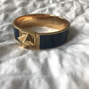 Kate Spade navy blue bangle bracelet